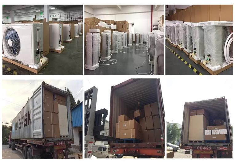 Air conditioner package and logistics