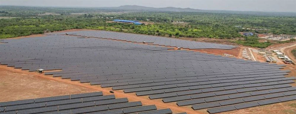 west Africa largest solar farm